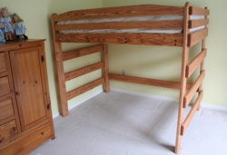 bunk bed with no bottom